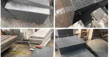 抚顺 芝麻黑地铺石材