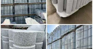 抚顺 芝麻白花岗岩挡车柱、隔离柱多少钱