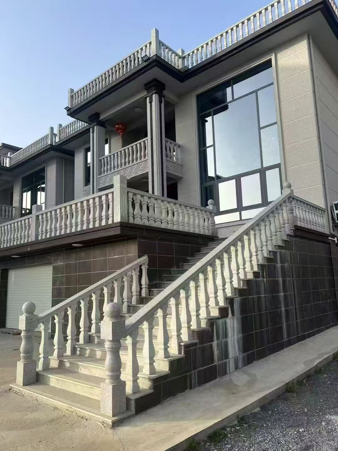 抚顺 芝麻白别墅阳台栏杆，楼梯栏杆