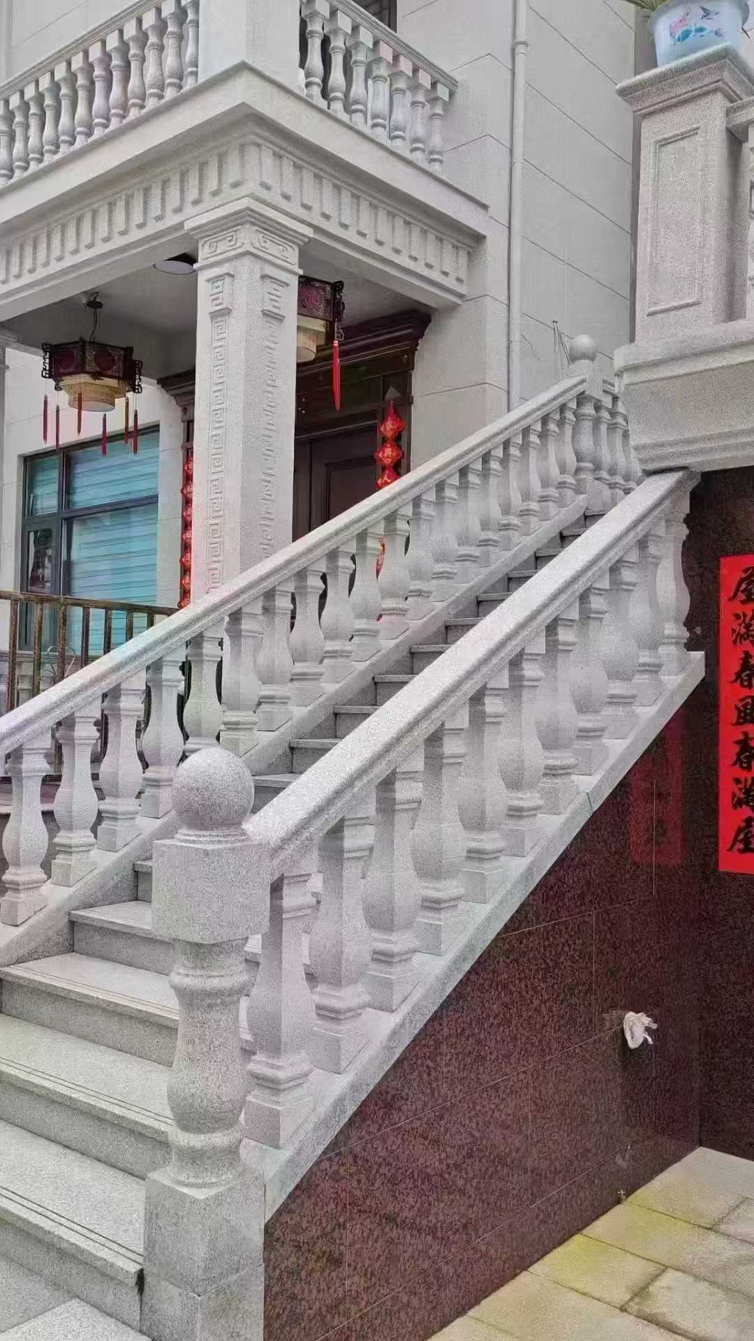 抚顺 天然石材 阳台庭院护栏、栏杆