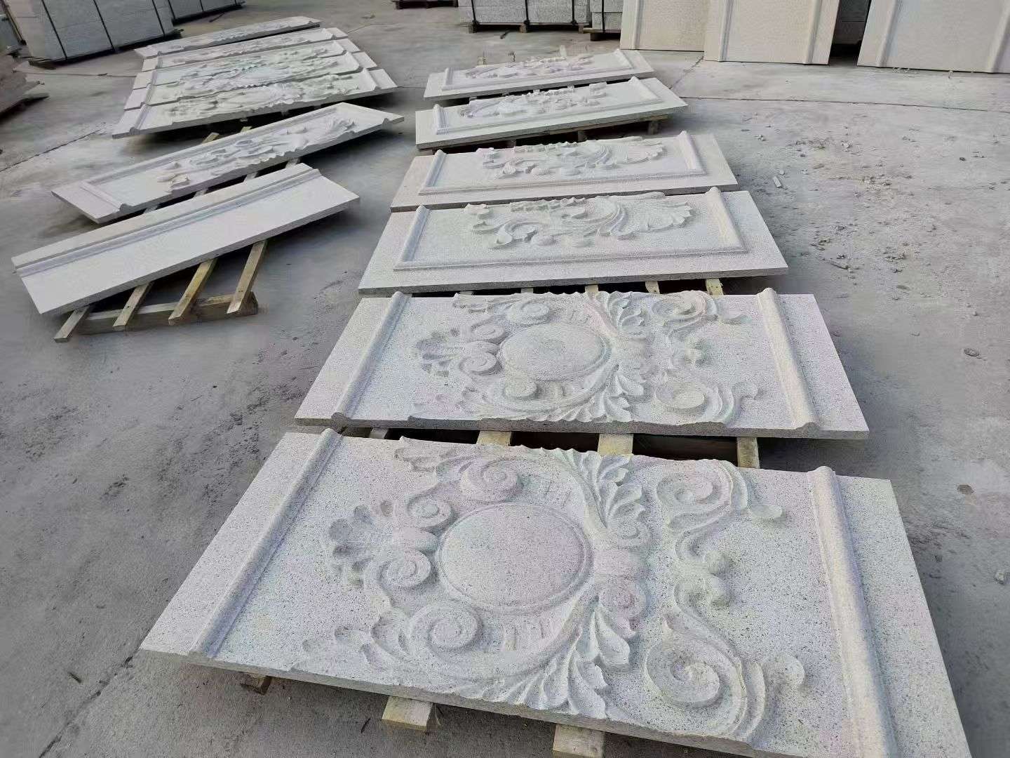 抚顺 芝麻白干挂雕花板