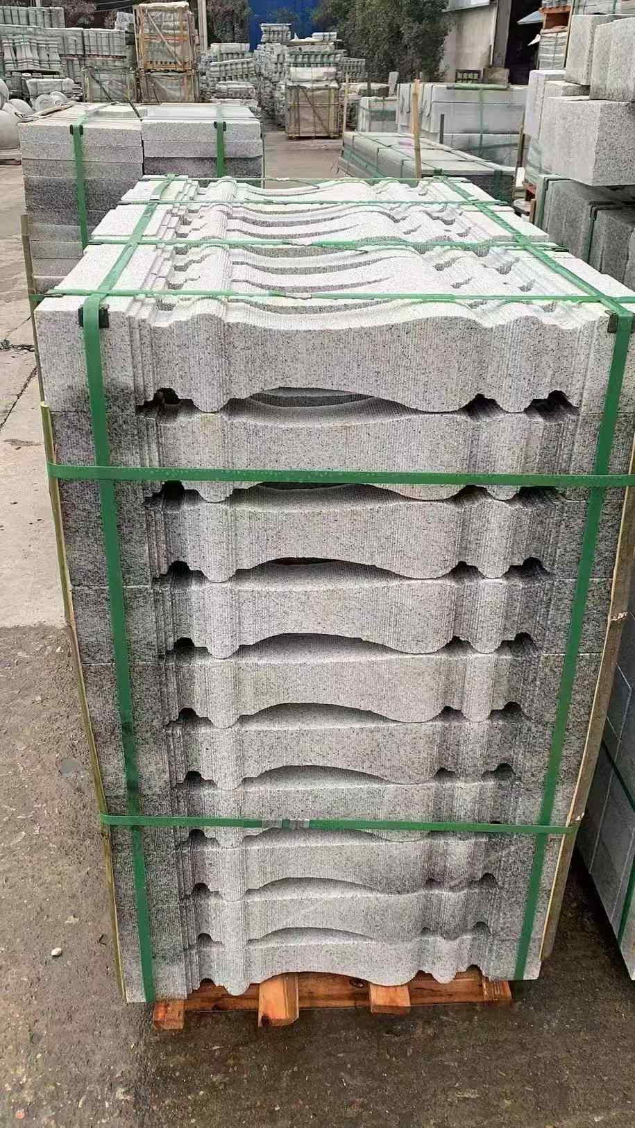 抚顺 芝麻白方形拉丝面，栏杆花瓶柱