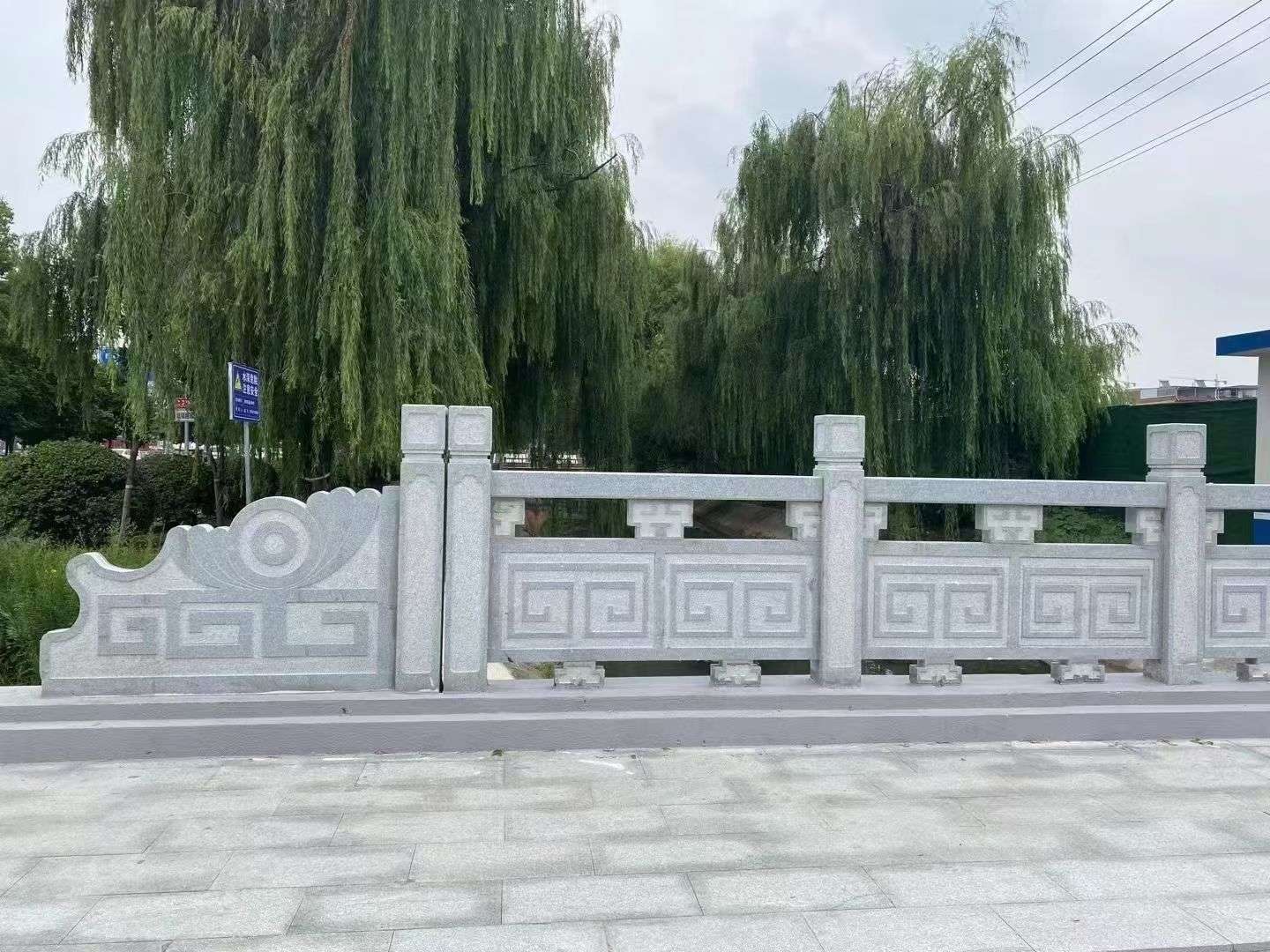 抚顺 芝麻灰桥栏杆、河道栏杆安装效果