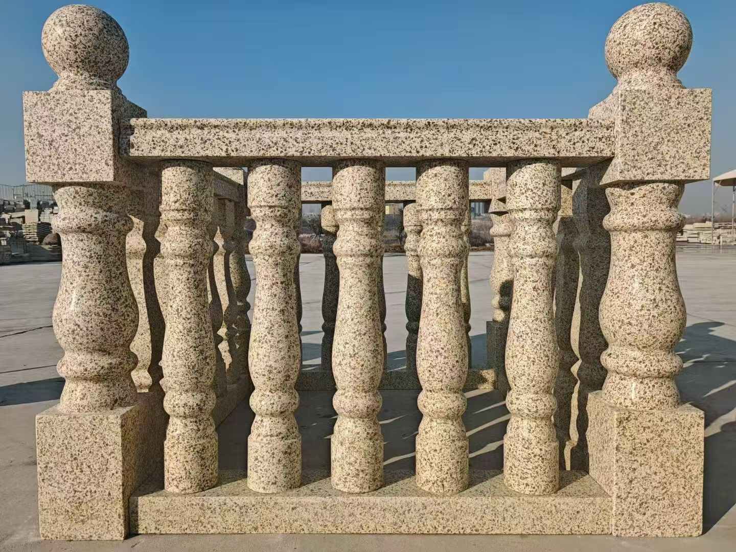 抚顺 黄金麻栏杆（扶手，花瓶柱，将军柱）